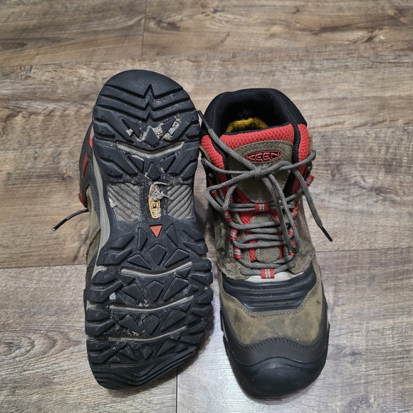 KEEN Men\'s Brown and Red Hiking Boots Size 10 main image 15
